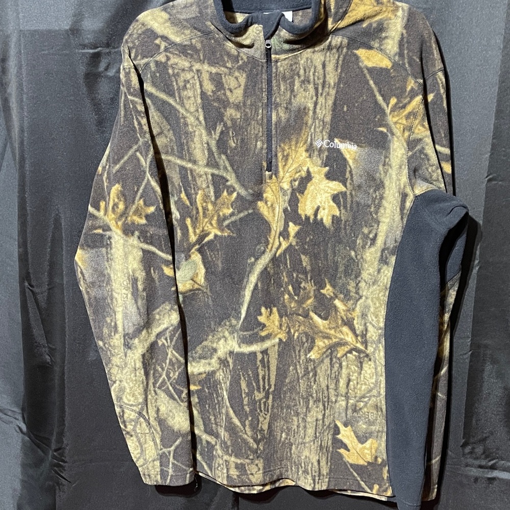 Columbia Men's Camo 1/4 Zip Fleece